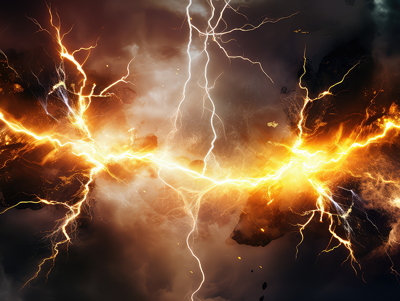 energy lightning collision powerful illustration explosion electric, background power, light blast energy lightning collision powerful